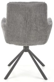 Scaun de bucaterie Leary, gri