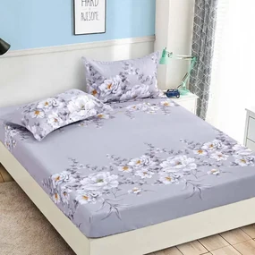 Lenjerie de pat 3 cu elastic 100% bumbac - a747 de la Onesleep