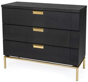 Servantă Woodman Pimlico, 75 x 91 cm, negru