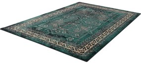 Covor în culoarea petrolului din lână 133x180 cm Mia – Agnella