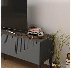 Masă TV/Dulap Tomune 4 (antracit + Nuc) . 1095230