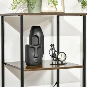 HOMCOM Mobilier de depozitare cu rafturi și 3 sertare din material textil pliabile detașabile, stil industrial, dim. 44L x 40l x 155Î cm | Aosom Romania