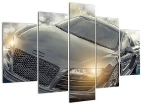 Tablou cu Audi - gri (150x105 cm)