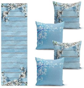 Set 4 fețe de pernă și napron – Mila Home