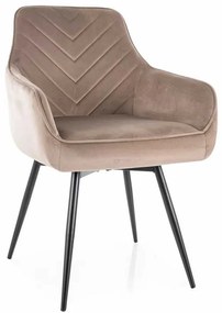 Scaun de bucătărie Montale Velvet, bej