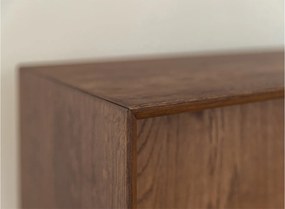 Comodă TV stejar masiv Madison, 200 × 50 × 52 cm
