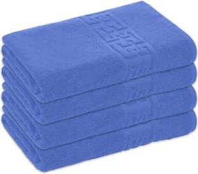 Set 4 Prosoape Baie Bumbac 100%, 550g/m², Greek