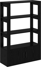 vidaXL Bufet Stejar negru 30 x 80 x 119.5 cm Lemn compozit