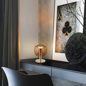 Veioza, Lampa de masa LED Icon auriu/ chihlimbar