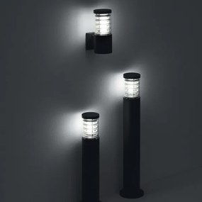 Ideal Lux - Lampă de exterior TRONCO 1xE27/42W/230V 80 cm IP65 neagră
