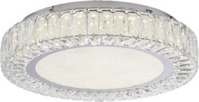 JUST LIGHT. 15222-17 - Plafonieră LED KULUNKA LED/46W/230V crom
