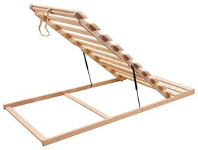 Somier fix cu lamele rabatabil de la picioare HOVDEN 90x200 cm