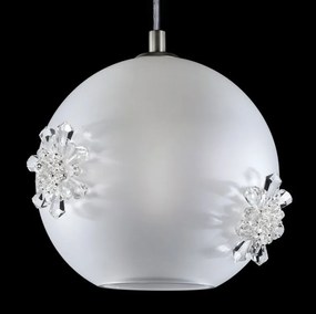 Lustra LUX decorativ fulgi de zapada din cristal SNOWFLAKE 02B-SB