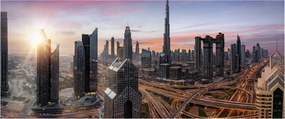 Tablou - Panorama din Dubai (120x50 cm)
