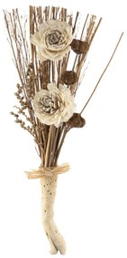 Buchet plante uscate ornamentale maro. 36cm