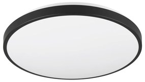 Plafonieră neagră-albă LED ø 38 cm Loody – Reality