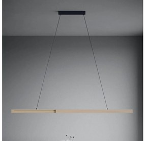 Lustră LED dimabilă pe cablu Eglo 390369 MONTEBUONO LED/21W/230V 3000K maro