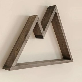 Raft de perete din lemn ,seria wood, Homs, natural, 48 x 33 x 6 cm,700134