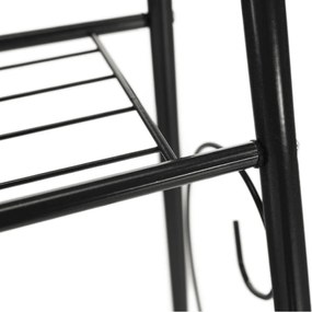 Raft metalic Veruma,  gri închis