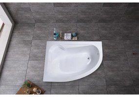 Nizza Căzi de baie pe colț asimetrice L 150-170 x100