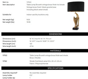 Veioza, Lampa de masa LUX Brunetti