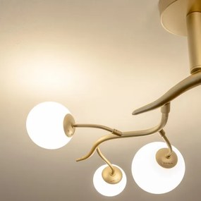 Lustră LED aplicată Brilagi MISTEL 6xG9/3W/230V auriu/alb