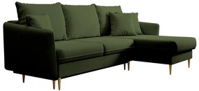 Colțar Vivaldio L  (verde + auriu). 1098872