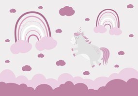 Fototapet - Unicorn în nori (147x102 cm)
