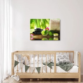 Tablou pe sticlă cu unelte pentru masaj (70x50 cm)