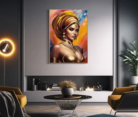 Mauro Ferretti Pictura Pe Pânză Cu Rama Samira -A- cm 72X4,5X102 | Aosom Romania