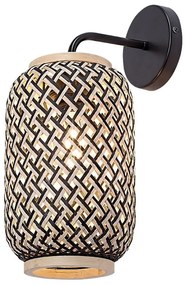 Aplica de perete design industrial Adalla rattan