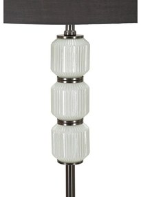 Lampadar gri cu abajur textil (înălțime 163 cm) Bright – Mauro Ferretti