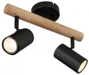 Plafoniera rustica/spot 2 becuri GU10 Herti 57913-2 Globo