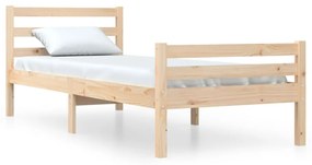 814804 vidaXL Cadru de pat, 90x200 cm, lemn masiv