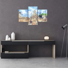 Tablou - Biserica Santa Maria di Loreto, Roma, Italia (90x60 cm)