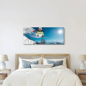 Tablou - Snowboarder (120x50 cm)