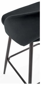 Scaun de bar Barnes, negru