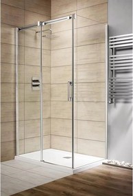 Cabina de dus dreptunghiulara usi culisante Radaway Espera KDJ 120x80 cm profil crom lucios stanga