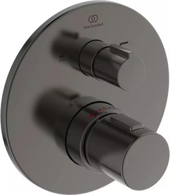 Baterie cada - dus incastrata Ideal Standard Ceratherm T100 gri Magnetic Grey fara corp ingropat