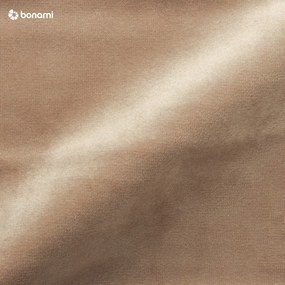 Pat boxspring maro deschis cu spațiu de depozitare 180x200 cm Bali – Cosmopolitan Design