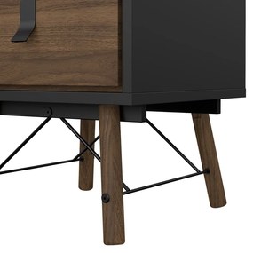 Noptieră maro închis Ry – Tvilum