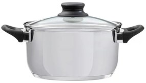 Oala inox cu capac 26cm, 7.6L, Lima