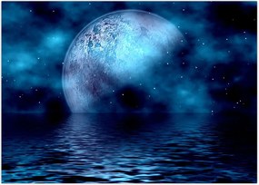 Tablou Luna deasupra mării (70x50 cm)