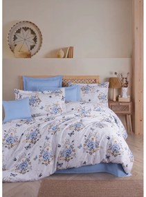 Lenjerie de pat albă din bumbac ranforcé pentru pat dublu 200x200 cm Aylin – Mijolnir