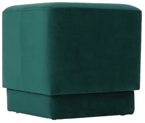 Taburet, catifea Velvet smarald, ALIMA