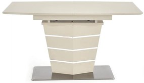 Masă de sufragerie extensibilă 140-180 cm Suena (alb + argintiu) (pentru 6 8 persoane). 1048600