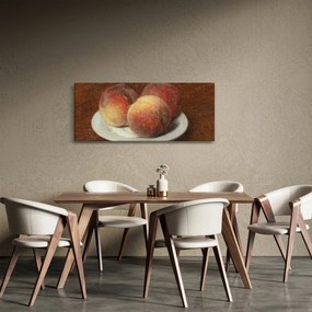Tablou - Henri Fantin-Latour, Three Peaches on a Plate, reproducere (120x50 cm)
