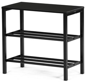 Botník 83168-42 BK, metal, negru