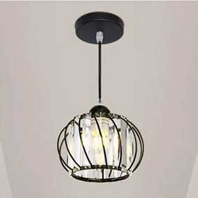 Lustră pe cablu BELLA 1xE27/40W/230V neagră