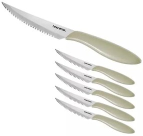 Cuțit de friptură Tescoma PRESTO 12 cm, 6 buc., bej